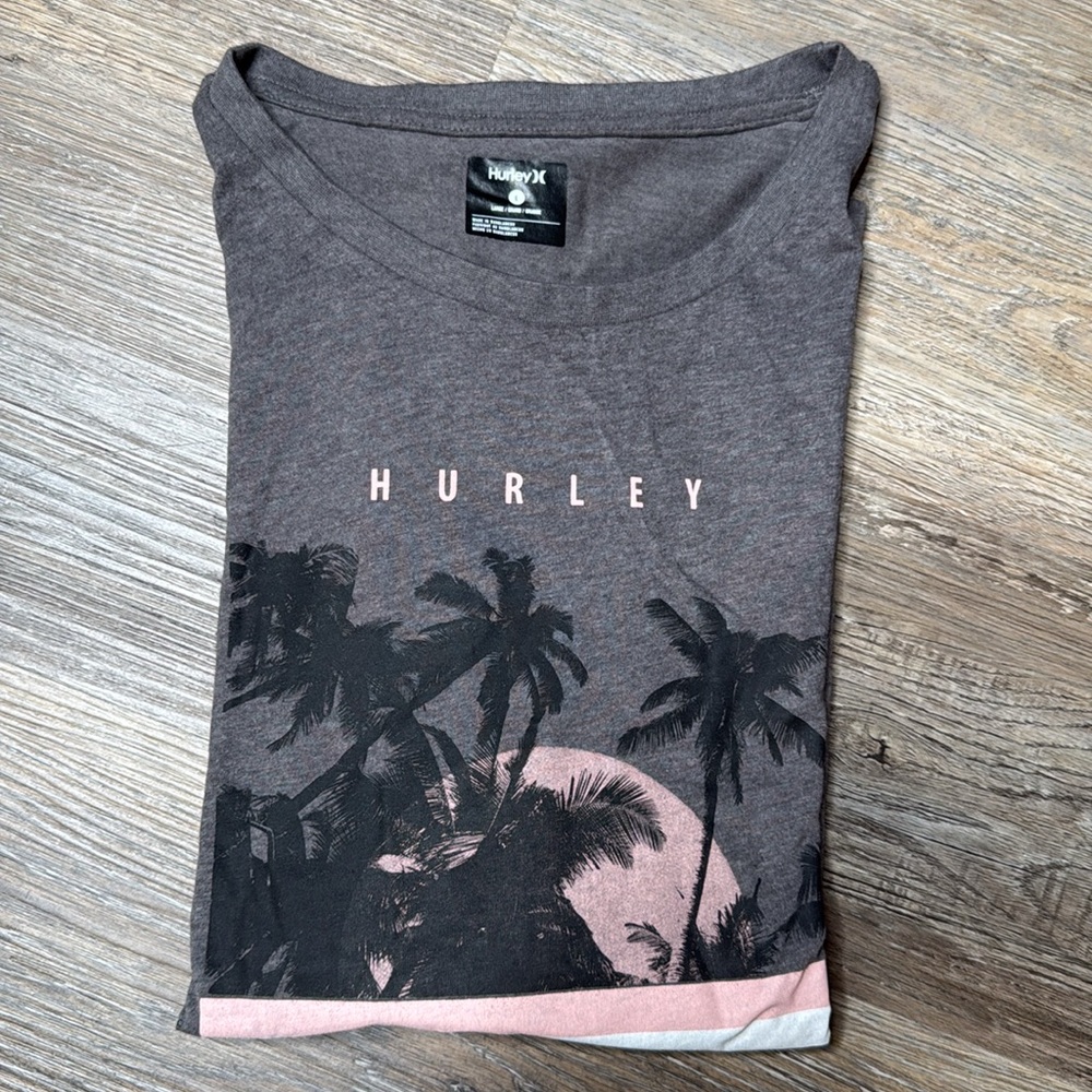 HURLEY | NWT Men's Long Sleeve Graphic Tee size large - Picture 1 of 5